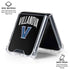 Villanova University V Black Galaxy Z Flip7 Clear Case