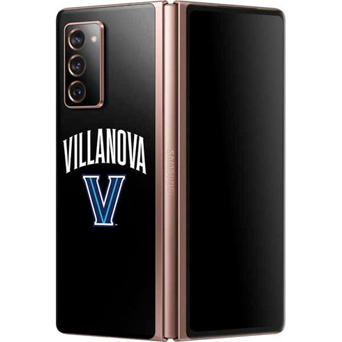Villanova University V Black Galaxy Z Fold2 5G Skin