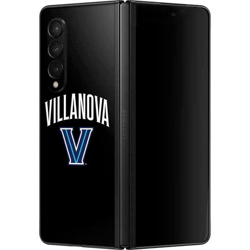 Villanova University V Black Galaxy Z Fold3 5G Skin