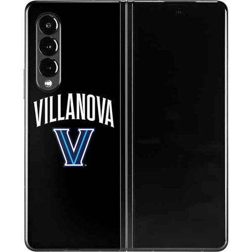 Villanova University V Black Galaxy Z Fold3 5G Skin