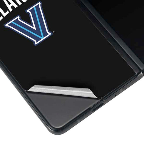 Villanova University V Black Galaxy Z Fold3 5G Skin
