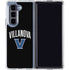Villanova University V Black Galaxy Z Fold5 5G Clear Case
