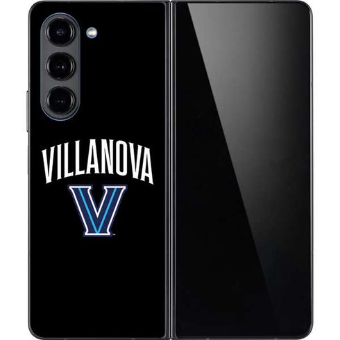 Villanova University V Black Galaxy Z Fold5 5G Skin