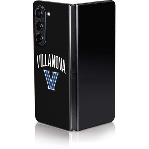 Villanova University V Black Galaxy Z Fold5 5G Skin