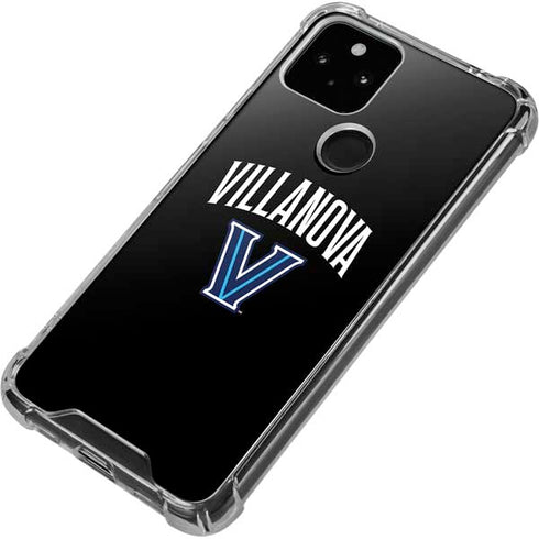 Villanova University V Black Google Pixel 5 Clear Case