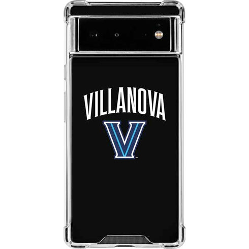 Villanova University V Black Google Pixel 6 Clear Case