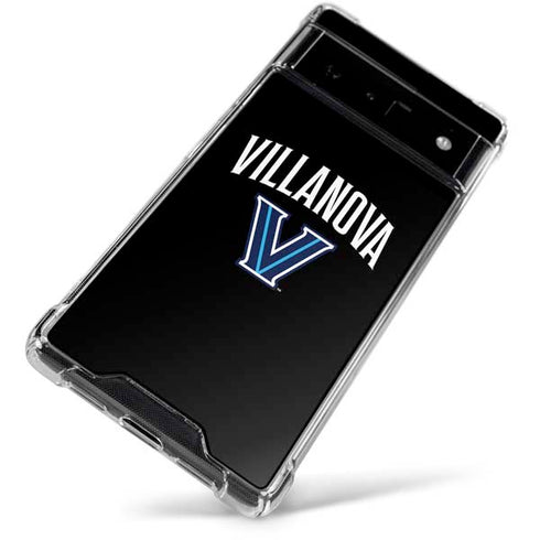 Villanova University V Black Google Pixel 6 Clear Case