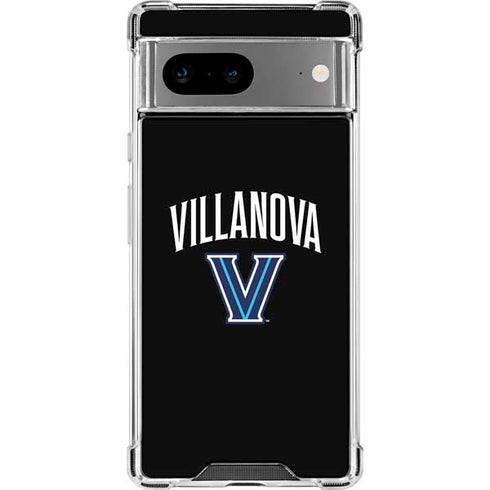 Villanova University V Black Google Pixel 8 Clear Case