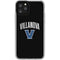 Villanova University V Black iPhone 11 Pro Clear Case