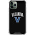 Villanova University V Black iPhone 11 Pro Max Clear Case