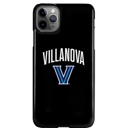 Villanova University V Black iPhone Cases