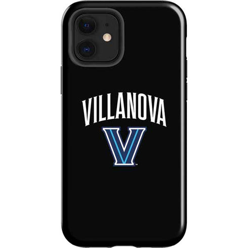Villanova University V Black iPhone 12 Impact Case