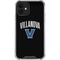 Villanova University V Black iPhone 12 Mini Clear Case