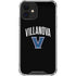 Villanova University V Black iPhone 12 Mini Clear Case