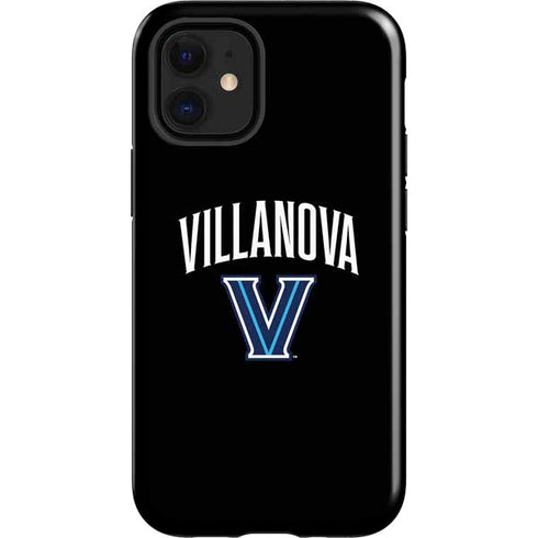 Villanova University V Black iPhone 12 Mini Impact Case