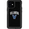 Villanova University V Black iPhone 12 Mini Waterproof Case