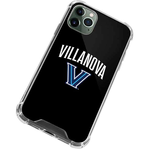 Villanova University V Black iPhone 12 Pro Max Clear Case