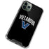 Villanova University V Black iPhone 12 Pro Max Clear Case