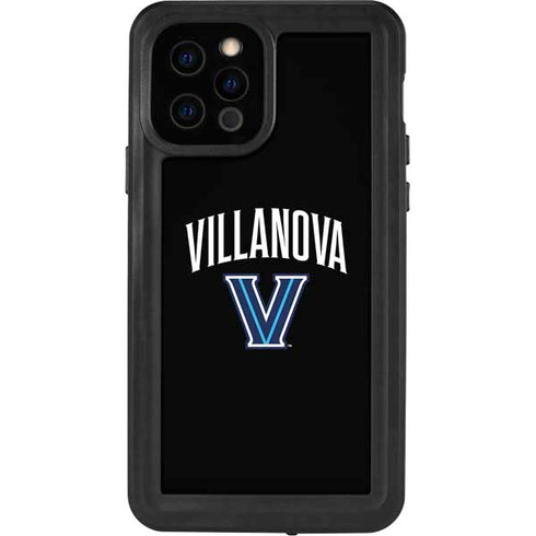 Villanova University V Black iPhone 12 Pro Waterproof Case