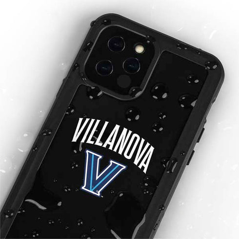 Villanova University V Black iPhone 12 Pro Waterproof Case