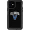 Villanova University V Black iPhone 12 Waterproof Case