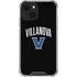 Villanova University V Black iPhone 13 Clear Case