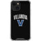 Villanova University V Black iPhone 13 Mini Clear Case