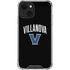 Villanova University V Black iPhone 13 Mini Clear Case