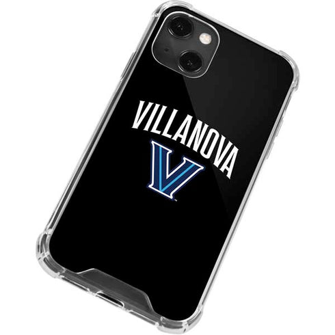 Villanova University V Black iPhone 13 Mini Clear Case