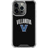 Villanova University V Black iPhone 13 Pro Clear Case