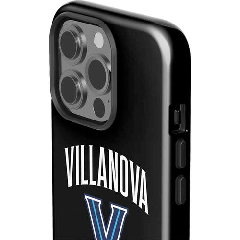 Villanova University V Black iPhone 13 Pro Impact Case