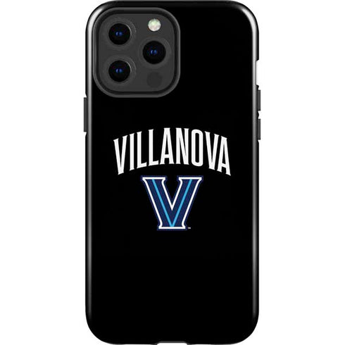 Villanova University V Black iPhone 13 Pro Max Impact Case