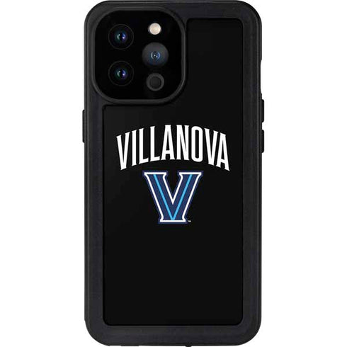 Villanova University V Black iPhone 14 Pro Max Waterproof Case