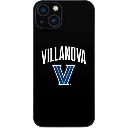 Villanova University V Black iPhone Skins