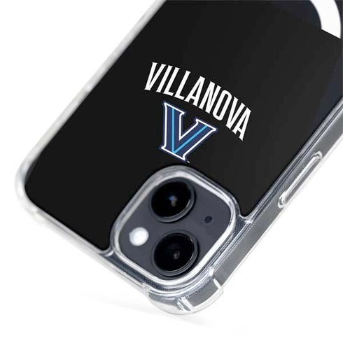 Villanova University V Black iPhone 15 Plus MagSafe Case