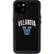 Villanova University V Black iPhone 15 Plus Waterproof Case