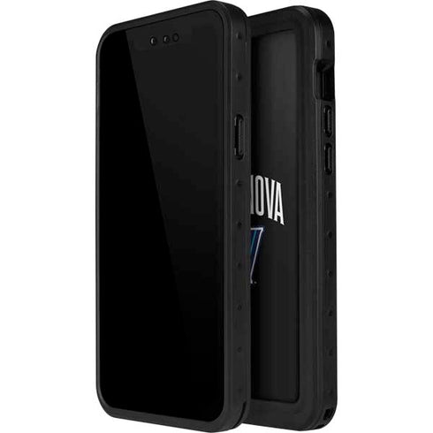 Villanova University V Black iPhone 15 Plus Waterproof Case