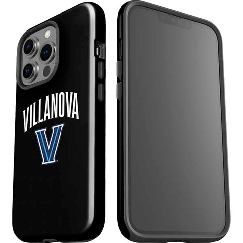 Villanova University V Black iPhone 15 Pro Impact Case