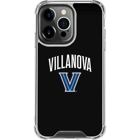 Villanova University V Black iPhone 15 Pro Max Clear Case
