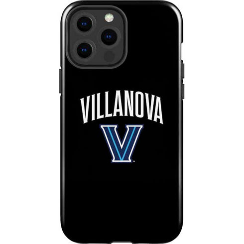 Villanova University V Black iPhone 15 Pro Max Impact Case