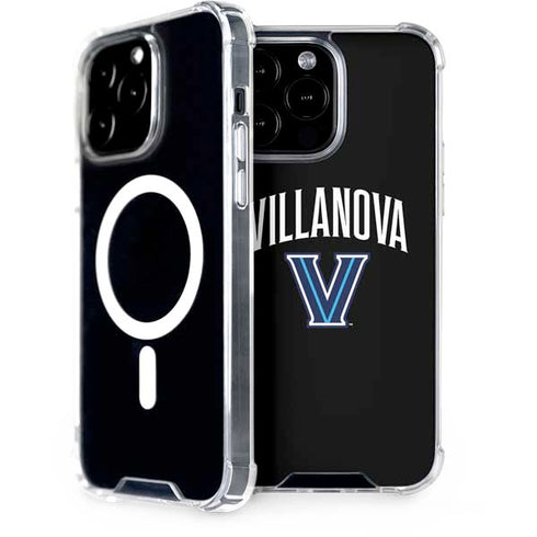 Villanova University V Black iPhone 15 Pro Max MagSafe Case