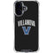 Villanova University V Black iPhone 16 Clear Case