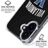 Villanova University V Black iPhone 16 Clear Case