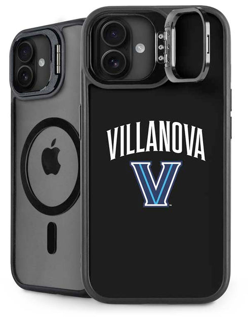 Villanova University V Black iPhone 16 Plus Kickstand Case
