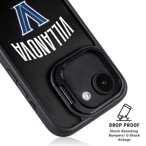 Villanova University V Black iPhone 16e Kickstand Case