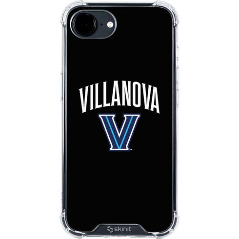 Villanova University V Black iPhone 16e Clear Case