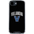 Villanova University V Black iPhone 16e Clear Case