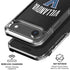 Villanova University V Black iPhone 17 Air Clear Case