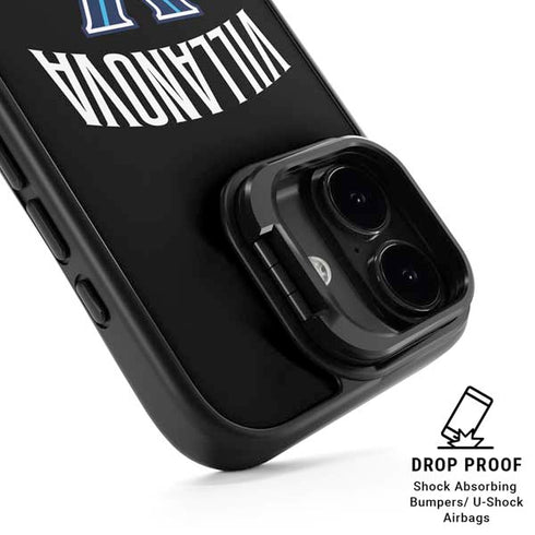 Villanova University V Black iPhone 17 Kickstand Case