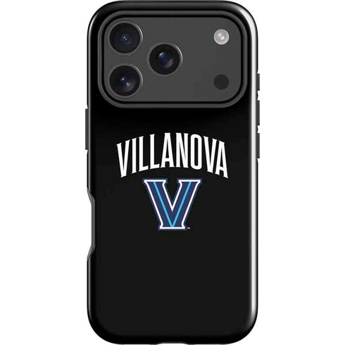 Villanova University V Black iPhone 17 Pro Impact Case